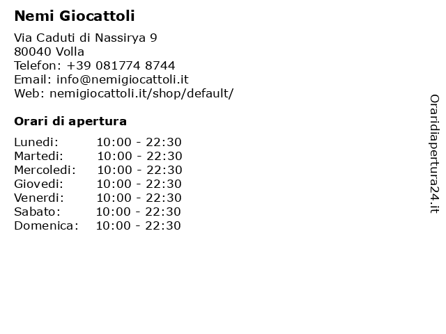 Nemi giocattoli sito on sale